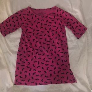 Pink Faded Glory mustache kid shirt